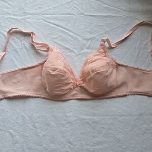 Peach Lace Bra